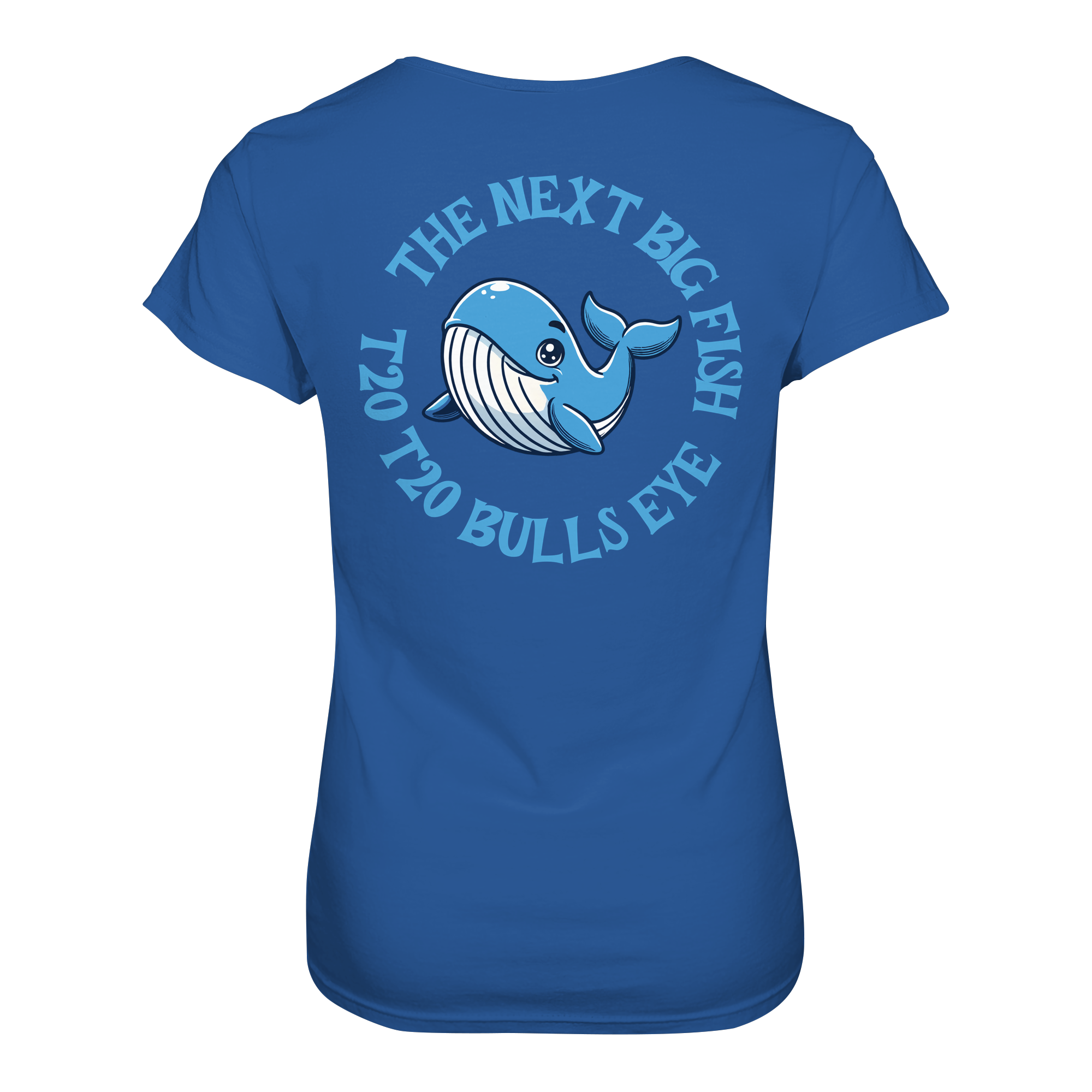 Darts-T-Shirt Motiv "Next Big Fish" (Druck hinten)