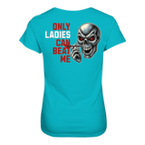 Darts-T-Shirt Motiv "Only Ladies Skull" (Druck hinten)