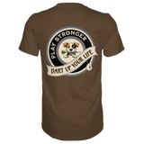 Darts-T-Shirt Motiv "Play Stronger" (Druck hinten)