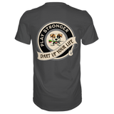 Darts-T-Shirt Motiv "Play Stronger" (Druck hinten)