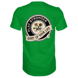 Darts-T-Shirt Motiv "Play Stronger" (Druck hinten)