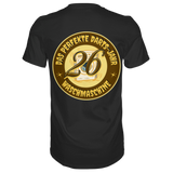 Darts-T-Shirt Motiv "Perfektes Dartsjahr" (Druck hinten)