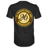 Darts-T-Shirt Motiv "Perfektes Dartsjahr" (Druck hinten)