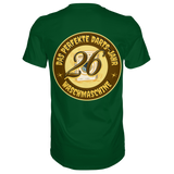 Darts-T-Shirt Motiv "Perfektes Dartsjahr" (Druck hinten)