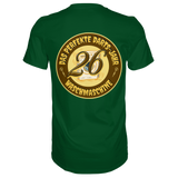 Darts-T-Shirt Motiv "Perfektes Dartsjahr" (Druck hinten)