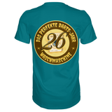 Darts-T-Shirt Motiv "Perfektes Dartsjahr" (Druck hinten)