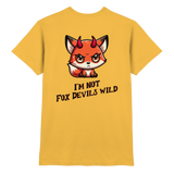 Fun-T-Shirt Motiv "Fox Devil" (Druck hinten)