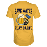 Darts-T-Shirt Motiv "Save Water" (Druck hinten)