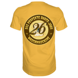 Darts-T-Shirt Motiv "Perfektes Dartsjahr" (Druck hinten)