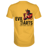 Darts-T-Shirt Motiv "Evil Darts" (Druck hinten)