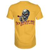Darts-T-Shirt Motiv "Auf 180" (Druck hinten)