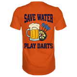 Darts-T-Shirt Motiv "Save Water" (Druck hinten)
