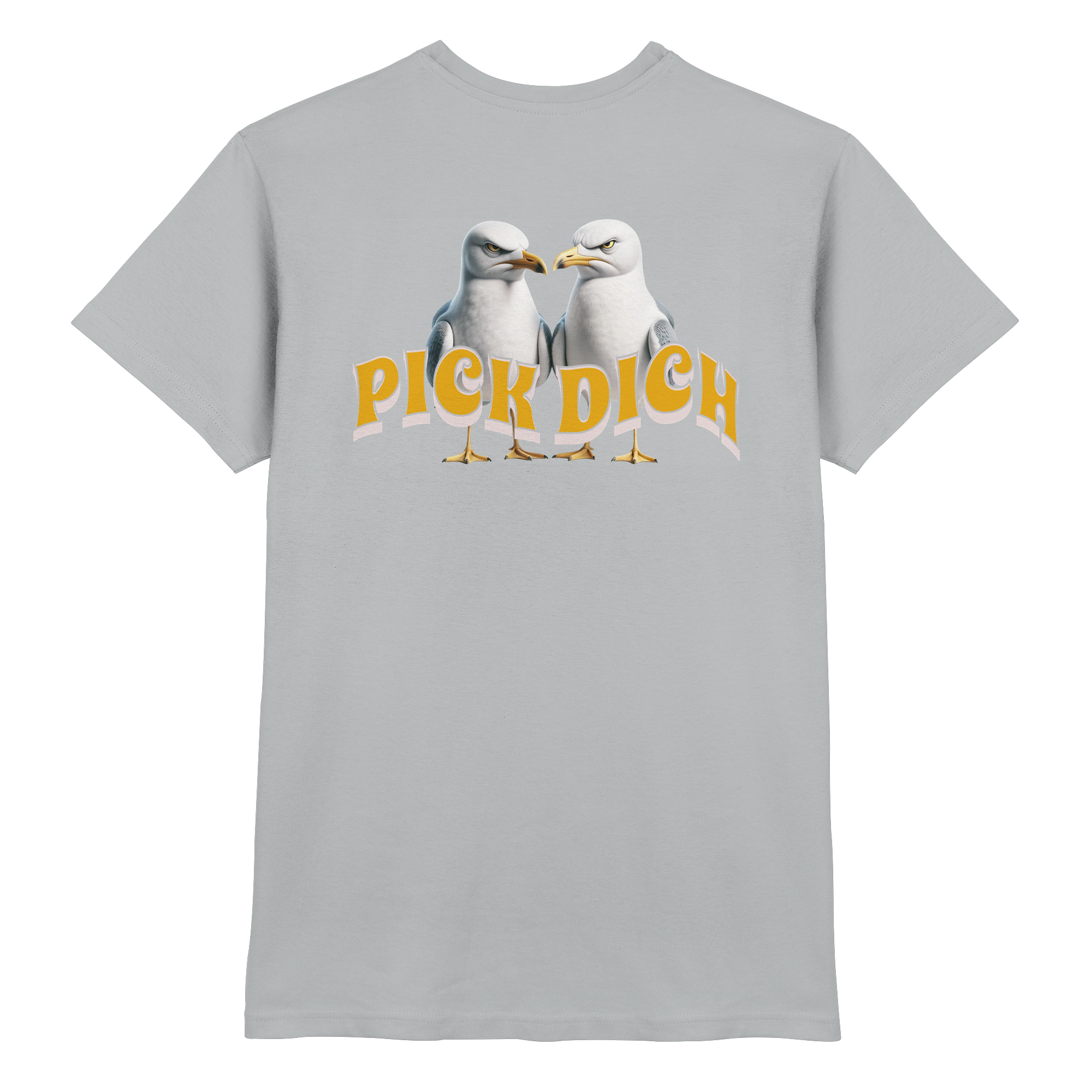 Fun-T-Shirt Motiv "Pick Dich" (Druck hinten)