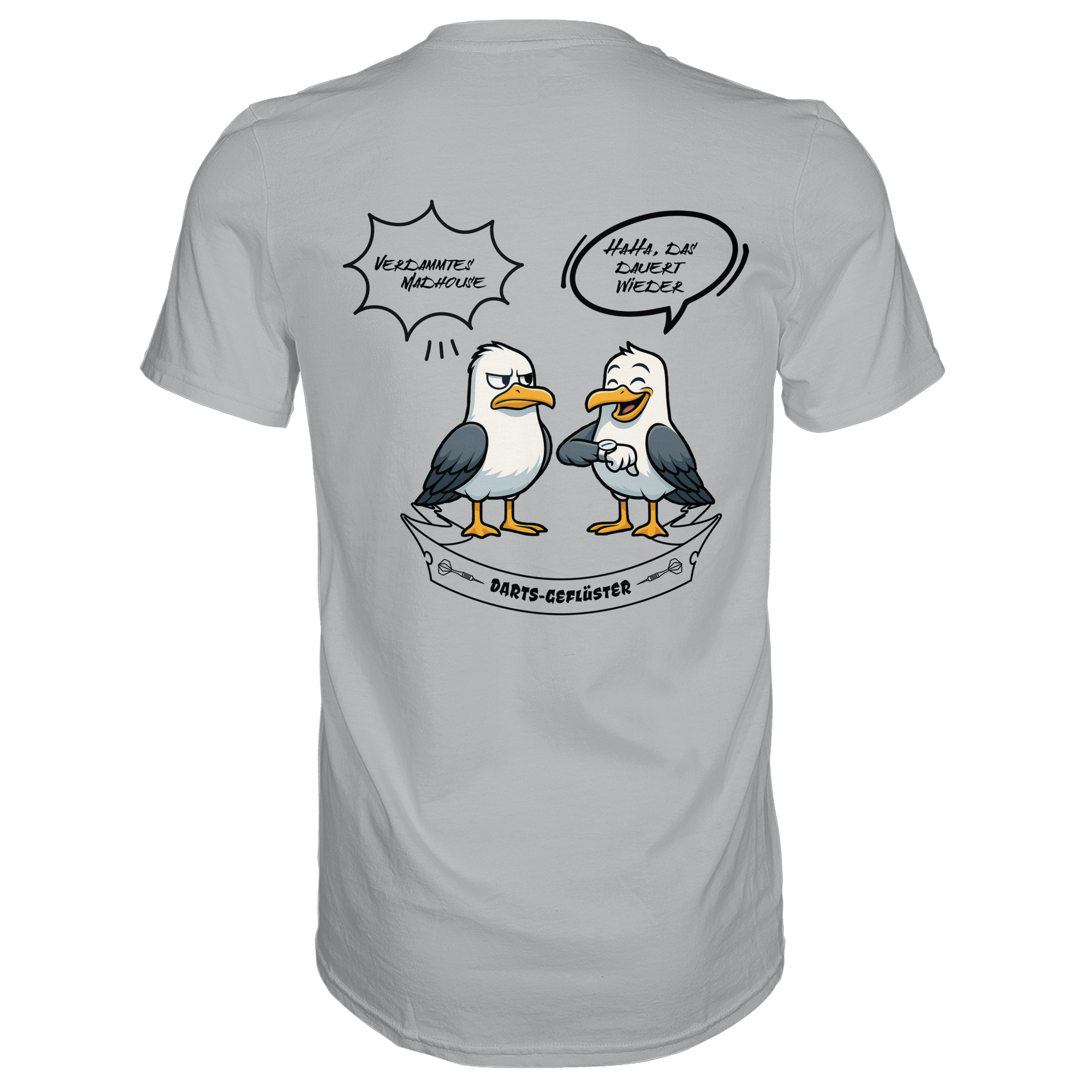 Darts-T-Shirt Motiv "Madhouse 2" (Druck hinten)