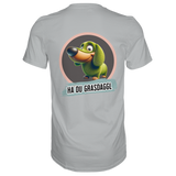 Fun-T-Shirt Motiv "Du Grasdaggl" (Druck hinten)