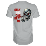 Darts-T-Shirt Motiv "Only God" (Druck hinten)