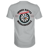 Darts-T-Shirt Motiv "Muggaseggele" (Druck hinten)
