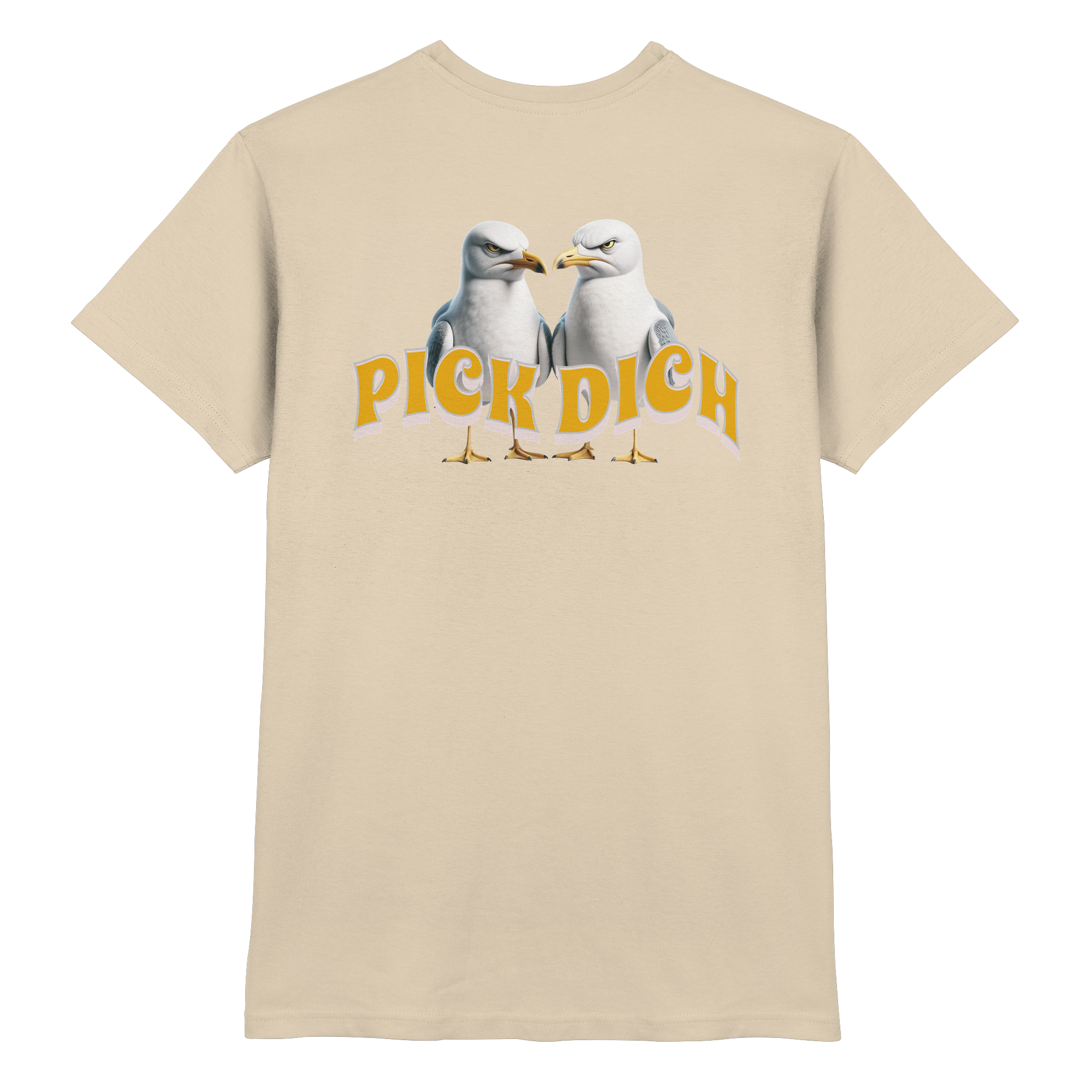 Fun-T-Shirt Motiv "Pick Dich" (Druck hinten)