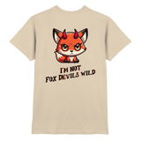 Fun-T-Shirt Motiv "Fox Devil" (Druck hinten)