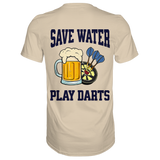 Darts-T-Shirt Motiv "Save Water" (Druck hinten)