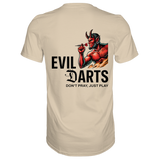 Darts-T-Shirt Motiv "Evil Darts" (Druck hinten)
