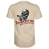 Darts-T-Shirt Motiv "Auf 180" (Druck hinten)