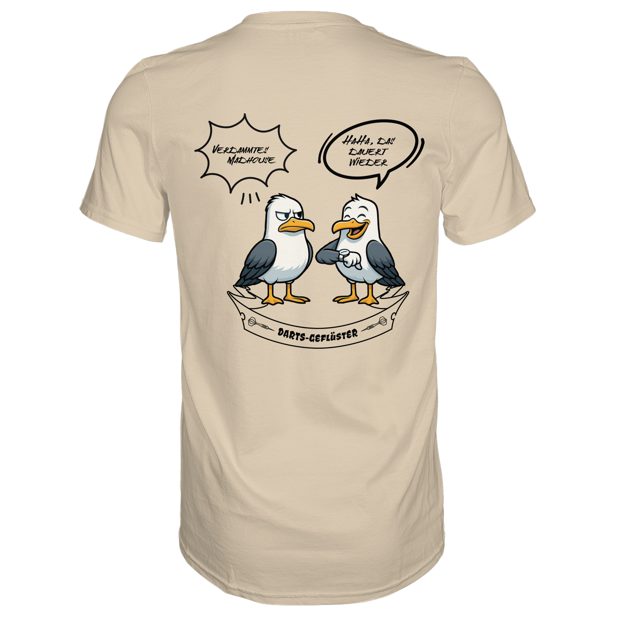 Darts-T-Shirt Motiv "Madhouse 2" (Druck hinten)