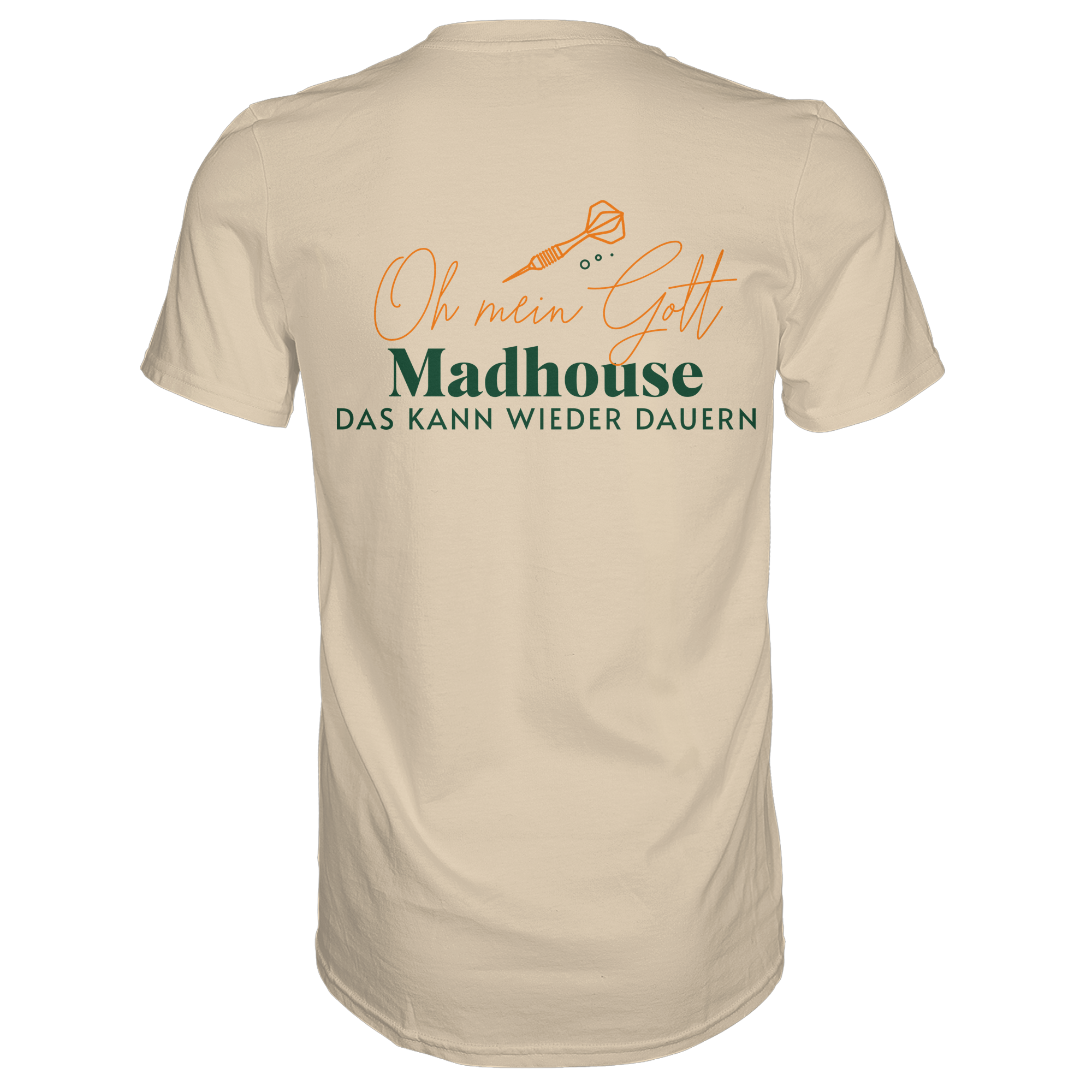 Darts-T-Shirt Motiv "Madhouse" (Druck hinten)