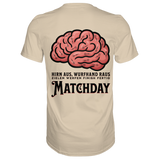 Darts-T-Shirt Motiv "Matchday" (Druck hinten)