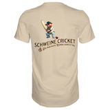 Darts-T-Shirt Motiv "Schweine Cricket" (Druck hinten)