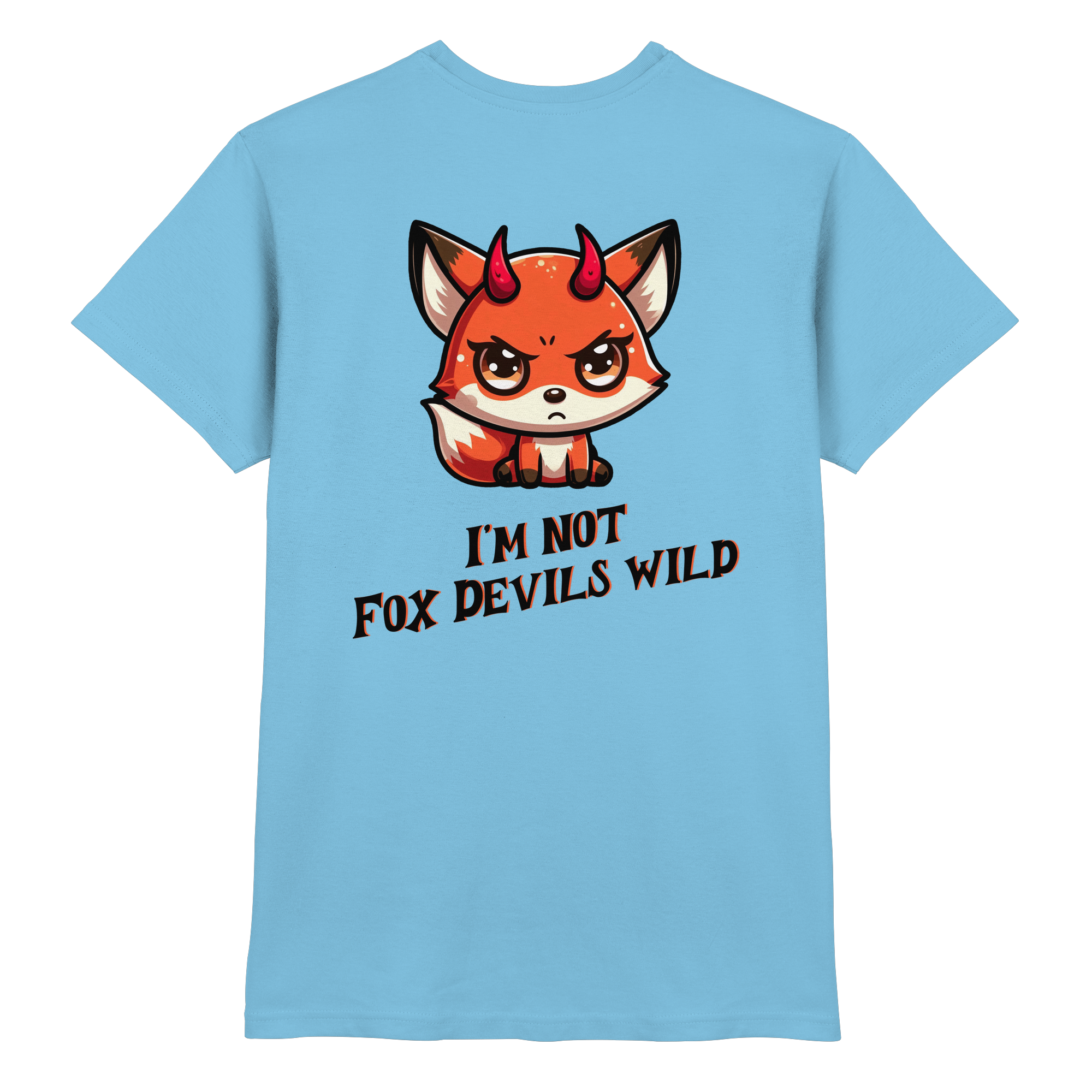 Fun-T-Shirt Motiv "Fox Devil" (Druck hinten)