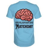 Darts-T-Shirt Motiv "Matchday" (Druck hinten)