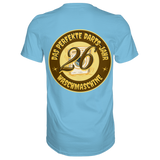 Darts-T-Shirt Motiv "Perfektes Dartsjahr" (Druck hinten)