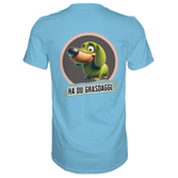 Fun-T-Shirt Motiv "Du Grasdaggl" (Druck hinten)