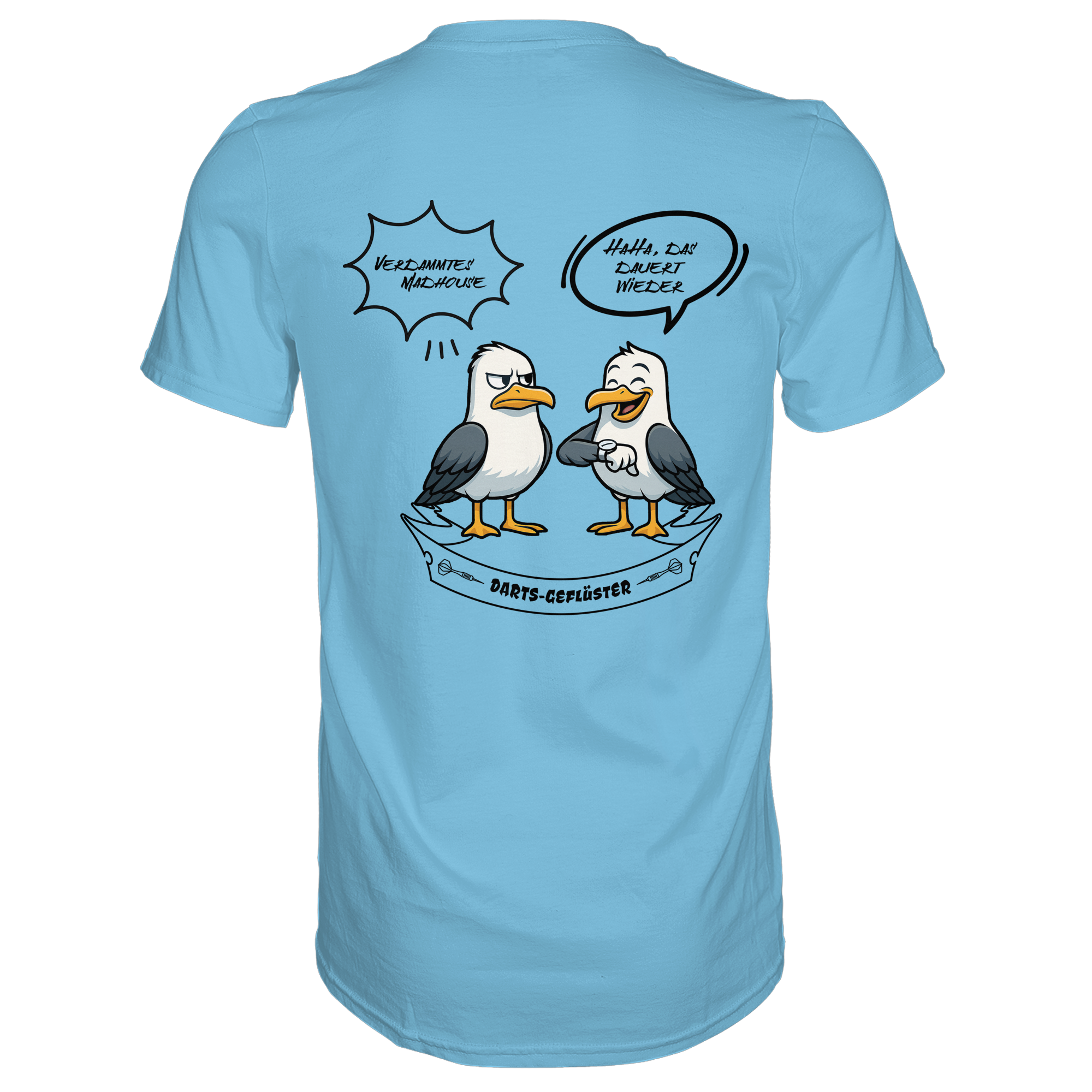 Darts-T-Shirt Motiv "Madhouse 2" (Druck hinten)