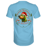 Fun-T-Shirt Motiv "Grasdaggl Weihnachda" (Druck hinten)
