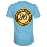 Darts-T-Shirt Motiv "Perfektes Dartsjahr" (Druck hinten)