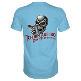 Darts-T-Shirt Motiv "Auf 180" (Druck hinten)
