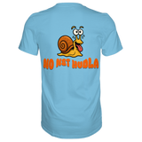 Fun-T-Shirt Motiv "No net hudla" (Druck hinten)