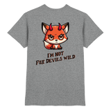 Fun-T-Shirt Motiv "Fox Devil" (Druck hinten)