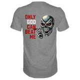 Darts-T-Shirt Motiv "Only God" (Druck hinten)