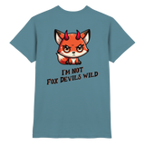 Fun-T-Shirt Motiv "Fox Devil" (Druck hinten)