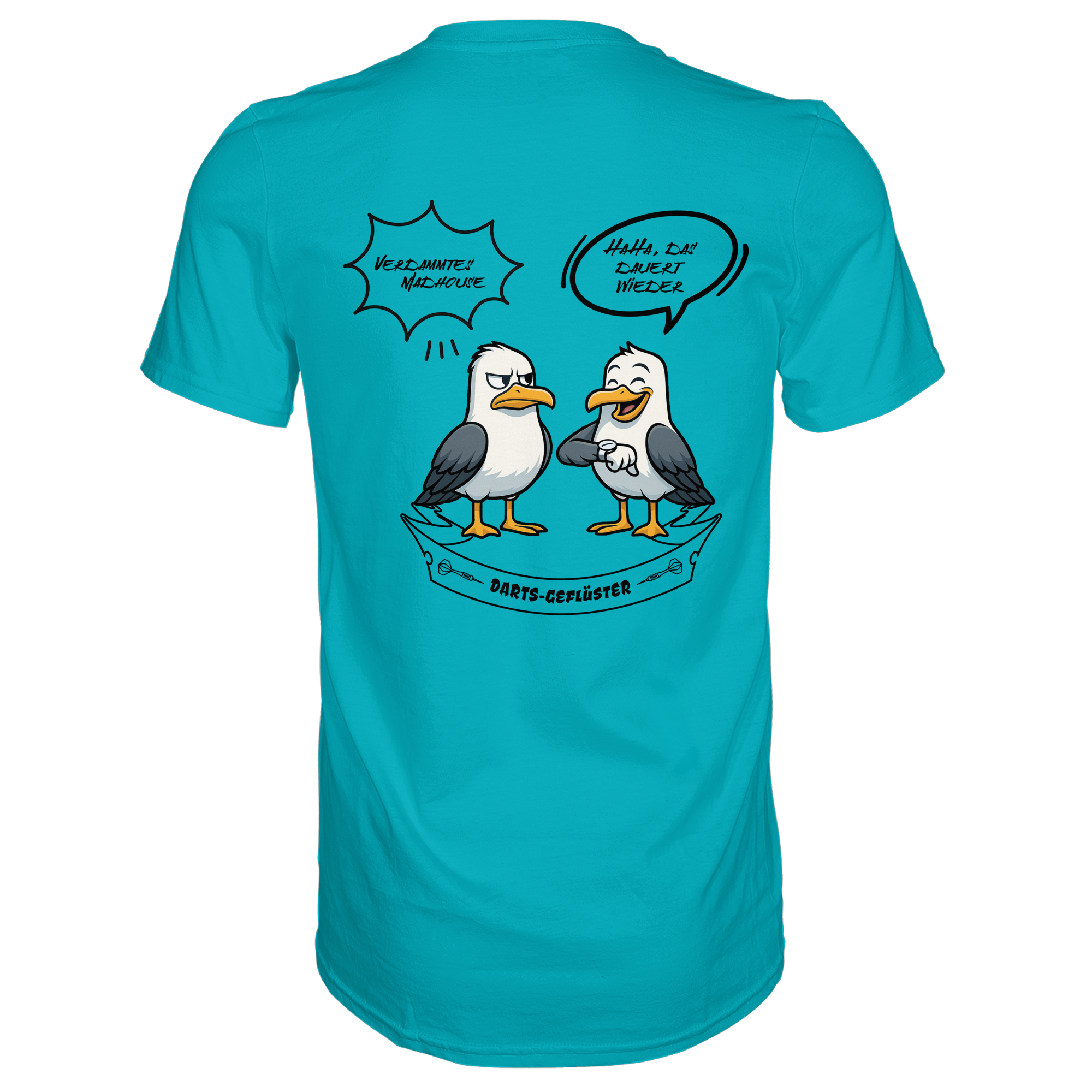 Darts-T-Shirt Motiv "Madhouse 2" (Druck hinten)