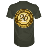 Darts-T-Shirt Motiv "Perfektes Dartsjahr" (Druck hinten)