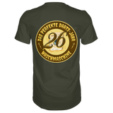 Darts-T-Shirt Motiv "Perfektes Dartsjahr" (Druck hinten)