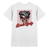 Darts-T-Shirt Motiv "Darts-Lady" (Druck hinten)