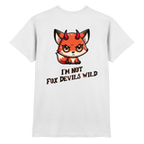 Fun-T-Shirt Motiv "Fox Devil" (Druck hinten)