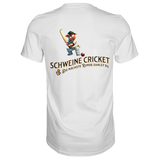 Darts-T-Shirt Motiv "Schweine Cricket" (Druck hinten)