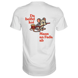 Fun-T-Shirt Motiv "Maus ond Fada" (Druck hinten)