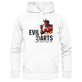 Darts-Hoodie Motiv "Evil Darts" (Druck vorne)
